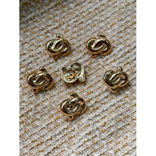 23 mm Altın Renk Düğüm Model Metal Düğme – Şık & Premium Tasarım 6 adet