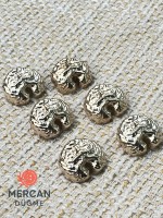 ✨ Kabartmalı Altın Renk Dekoratif Düğme 23 MM (6 ADET)
