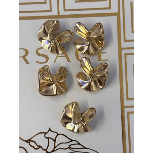 ✨ Premium Gold Organik Form Düğme | Modern Couture Seri 25 MM 6 ADET