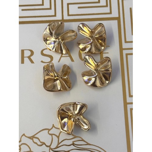 ✨ Premium Gold Organik Form Düğme | Modern Couture Seri 25 MM 6 ADET