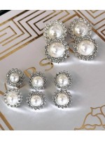 ✨ İnci Detaylı Taşlı Premium Düğme | Elegant Couture Seri 23 MM 4 ADET 11 MM 6 ADET