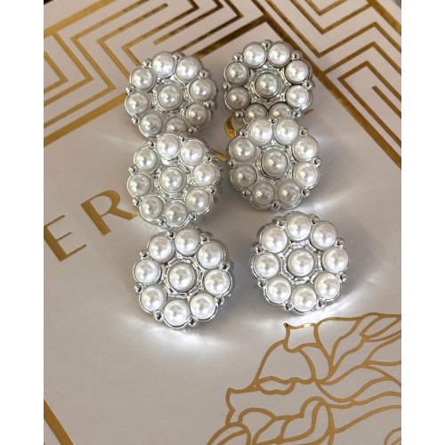 ✨ Çoklu İnci Detaylı Premium Düğme | Elegant Bridal Seri 25 MM 6 ADET