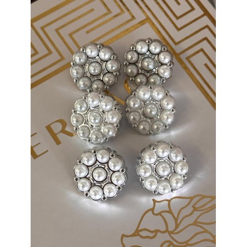 ✨ Çoklu İnci Detaylı Premium Düğme | Elegant Bridal Seri 25 MM 6 ADET