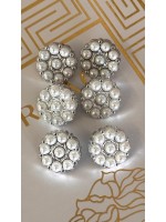 ✨ Çoklu İnci Detaylı Premium Düğme | Elegant Bridal Seri 25 MM 6 ADET