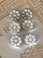 ✨ Çoklu İnci Detaylı Premium Düğme | Elegant Bridal Seri 25 MM 6 ADET