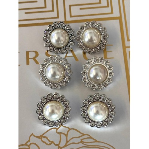 ✨ İnci Detaylı Taşlı Premium Düğme | Elegant Couture Seri 23 MM 6 ADET