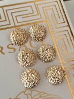 ✨ Örgü Dokulu Premium Gold Düğme | Classic Couture Seri 20 MM 6 ADET