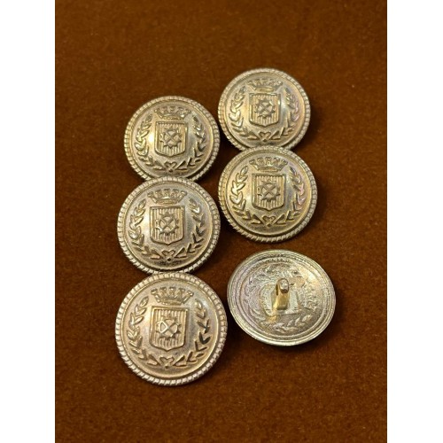 Mercan Düğme Armalı Blazer  Altın Renk Metal Düğme – Coin Tasarım (23 mm)