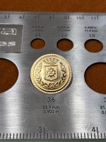 Mercan Düğme Armalı Blazer  Altın Renk Metal Düğme – Coin Tasarım (23 mm)