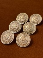 Mercan Düğme Armalı Blazer  Altın Renk Metal Düğme – Coin Tasarım (23 mm)