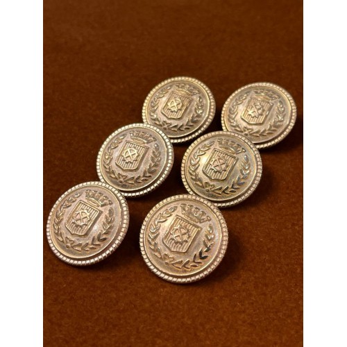 Mercan Düğme Armalı Blazer  Altın Renk Metal Düğme – Coin Tasarım (23 mm)