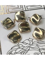 ✨ Premium Gold Modern Düğme | Minimal Couture Seri 25 MM 6 ADET