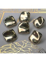 ✨ Premium Gold Modern Düğme | Minimal Couture Seri 25 MM 6 ADET