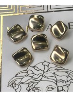 ✨ Premium Gold Modern Düğme | Minimal Couture Seri 25 MM 6 ADET