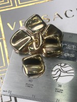 ✨ Premium Gold Modern Düğme | Minimal Couture Seri 25 MM 6 ADET