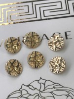 ✨ Premium Gold Dokulu Düğme | Signature Seri 22 MM 6 ADET