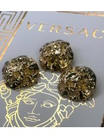 ✨ Premium Gold Heykelsi Düğme | Sculptural Couture Seri EXTRA BÜYÜK 35 MM 3 ADET