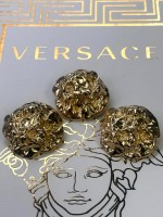 ✨ Premium Gold Heykelsi Düğme | Sculptural Couture Seri EXTRA BÜYÜK 35 MM 3 ADET