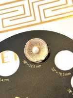 ✨ Premium Gold İnci Detaylı Dekoratif Düğme Seti 23 MM-18MM 6 BÜYÜK 8 KÜÇÜK