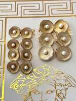 ✨ Premium Gold İnci Detaylı Dekoratif Düğme Seti 23 MM-18MM 6 BÜYÜK 8 KÜÇÜK