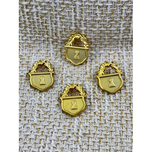 ODDA Tasarım Gold Kilit Form Düğme – 4’lü Set