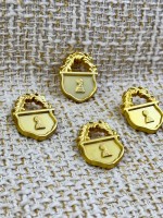 ODDA Tasarım Gold Kilit Form Düğme – 4’lü Set