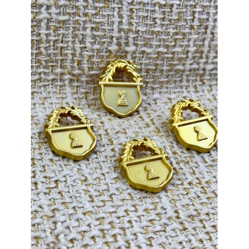 ODDA Tasarım Gold Kilit Form Düğme – 4’lü Set