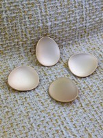 ODDA Tasarım Mat Nude Organik Form Düğme – Minimal Seri (4’lü Set) 25 MM