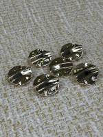 ✨ 18mm Gold Çizgi Detaylı Oval Düğme – Modern & Zamansız Tasarım